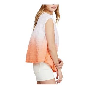 Free People We The Free Little Bit Of Something Ombre Blouse New With Tags